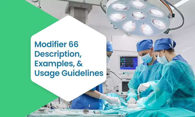 modifier 66 description examples usage guidelines