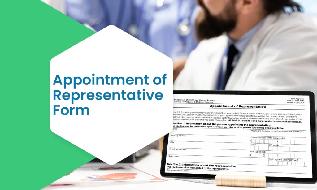 Appointment of Representative Form